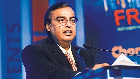 Reliance Industries chairman Mukesh Ambani.(HT_PRINT)