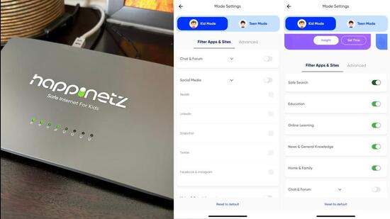 The Happinetz router. (Vishal Mathur/ HT Photo)