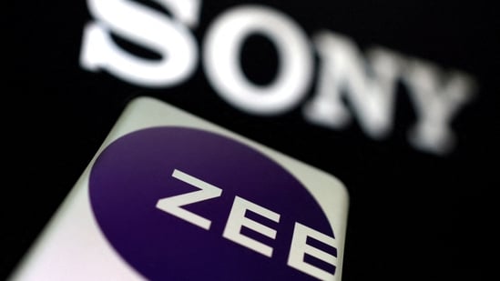 Zee Entertainment and SONY logos.(REUTERS)