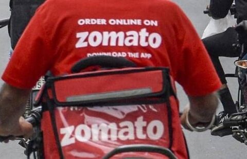 Zomato, which also runs grocery delivery service Blinkit, said consolidated revenue from operations rose 70.9% to 24.16 billion rupees in the first quarter.