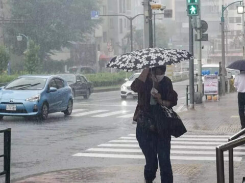 Typhoon Khanun forecast to turn back to Japanese islands where it already left damage and injuries