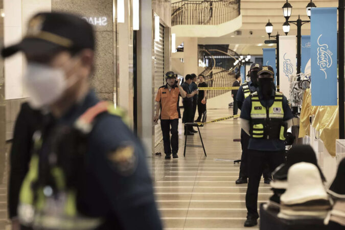 14 hurt in South Korea as man rams car into sidewalk and stabs people