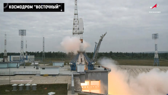 Rocket with a lunar landing craft has blasted off on Russia’s first moon mission in nearly 50 years