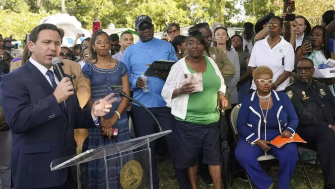 Wise: Florida Governor Ron DeSantis faces Black leaders' anger after racist killings in Jacksonville