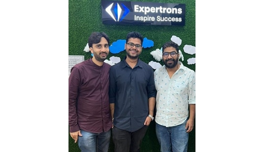 Jatin Solanki, Ayush Bansal, and Vivek Gupta (L to R)