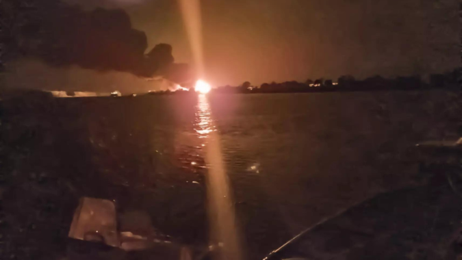 Crew: Cargo ship crew evacuated after explosion near Romanian Danube port