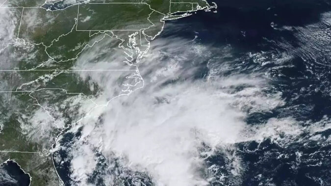 North Carolina: Tropical Storm Ophelia makes landfall in North Carolina as coastal areas lashed with heavy rain