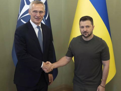 Nato's secretary general meets with Zelenskyy to discuss 'ending Russia's aggression'