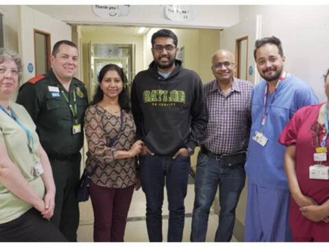 Indian-American student hails UK medics who restarted his heart 6 times