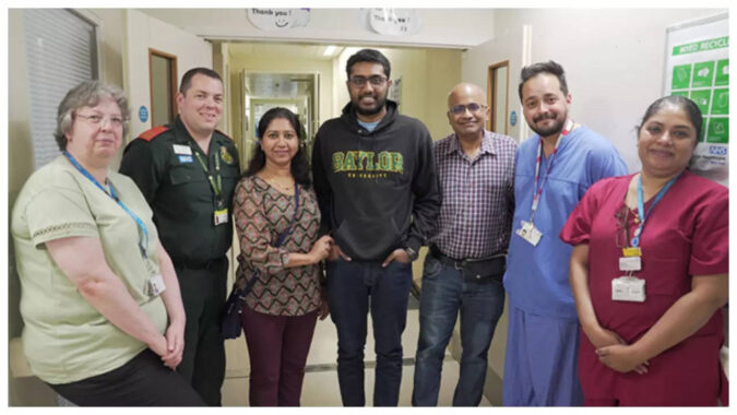 Indian-American student hails UK medics who restarted his heart 6 times