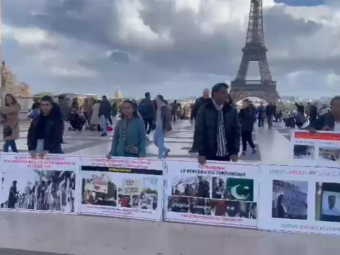 Human Rights: Indian diaspora holds protest in France over Pakistan's failure to respect human rights in PoK