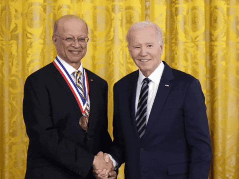 US president Biden honours two Indian-American scientists with America's highest scientific awards