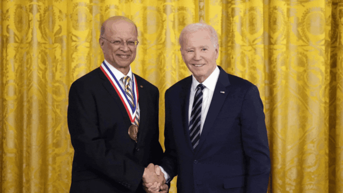 US president Biden honours two Indian-American scientists with America's highest scientific awards