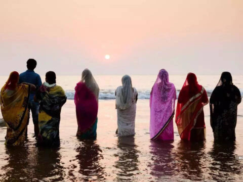 Celebration: Hundreds of Indian-Americans in California's Silicon Valley celebrate Chhath Puja