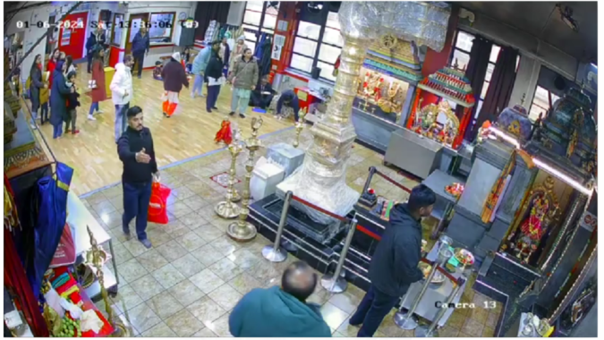 Man arrested after trying to smash deity and breaking diya inside Hindu temple in Wembley