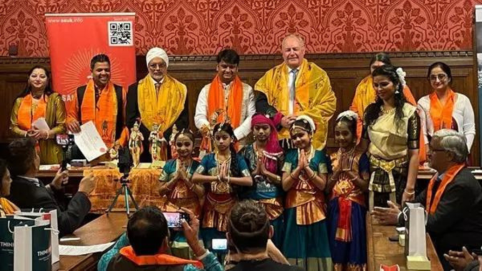 UK Parliament echoes with chants of 'Shri Ram' in celebrations for Ram Mandir