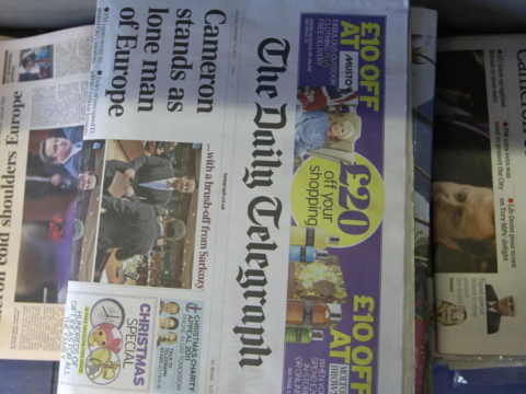 UK outlines plan to ban foreign states from owning newspapers