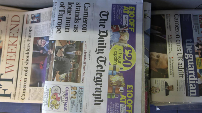 UK outlines plan to ban foreign states from owning newspapers