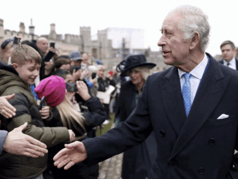 King Charles shakes hands, chats with crowd at most significant public outing since cancer diagnosis