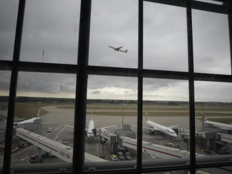 Two planes collide at Heathrow Airport