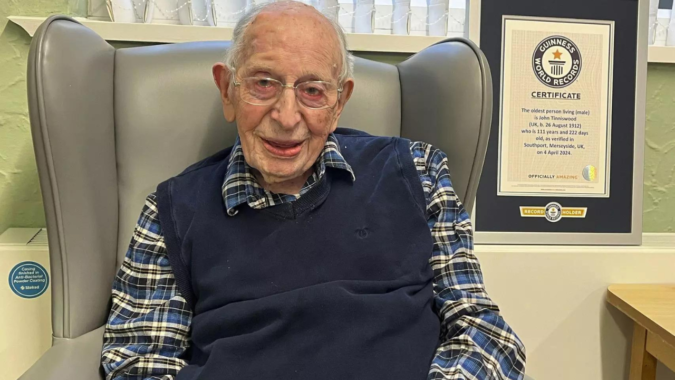 Luck, no smoke, regular fish and chips: 111-year-old UK man, born in the year Titanic sank, shares his secret of long life