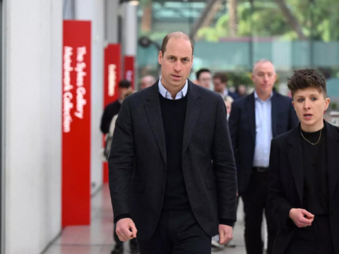 Prince William makes first appearance since wife's cancer announcement