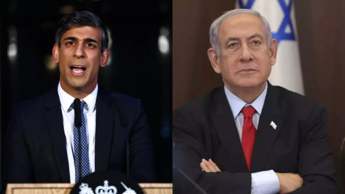 Rishi Sunak speaks to Benjamin Netanyahu, reiterates UK's support for Israel's security