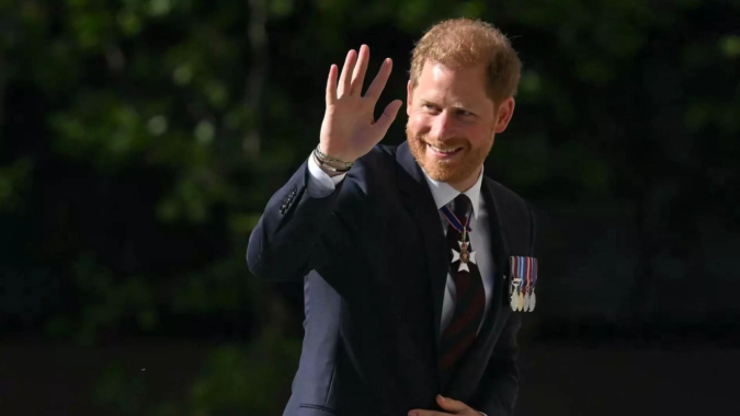 Prince Harry makes rare public appearance in Britain, attends Invictus Games service