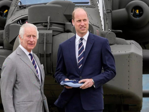 King Charles hands military title to son William in rare joint appearance