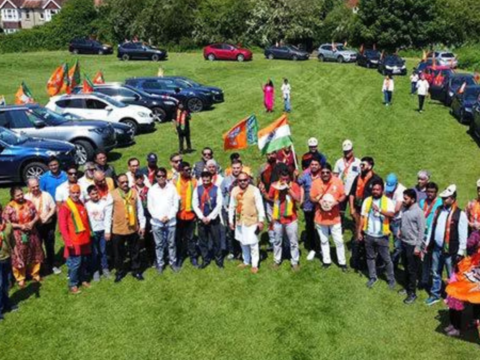 UK: Car rally organised to show support for PM Modi for Lok Sabha elections