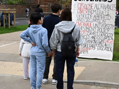 Oxford University students arrested at pro-Palestinian sit-in, protesters say