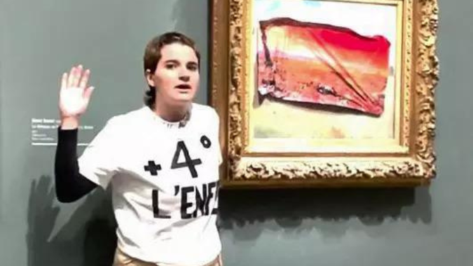 Activist arrested for attacking Monet painting in Paris