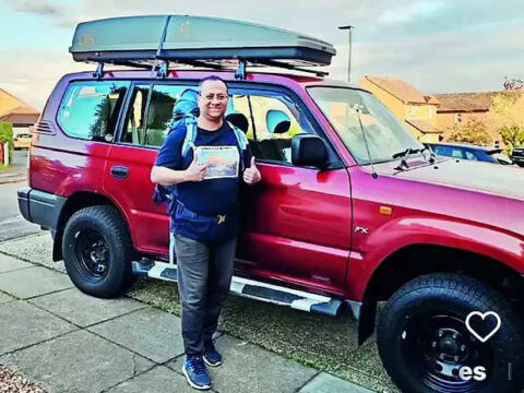 Road Trip: Epic Road Trip: British National Completes 18,300 km Journey from London to Thane | Thane News