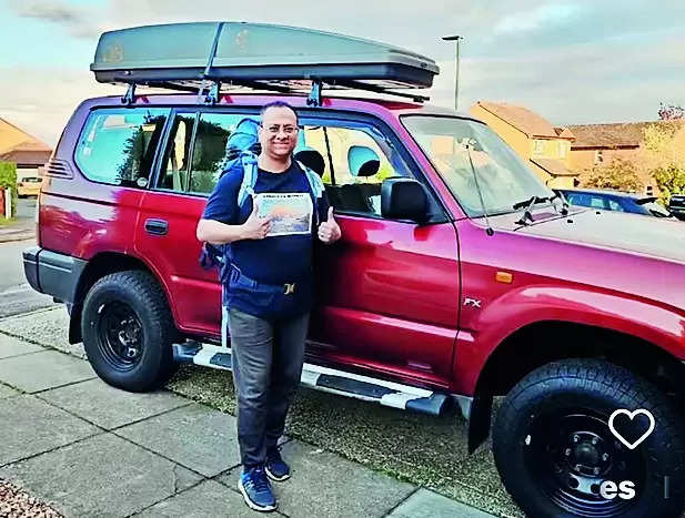 Road Trip: Epic Road Trip: British National Completes 18,300 km Journey from London to Thane | Thane News