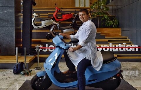 Ola Electric IPO: Bhavish Aggarwal, Co-founder and CEO of Ola, is seen at the Ola headquarters in Bangalore.