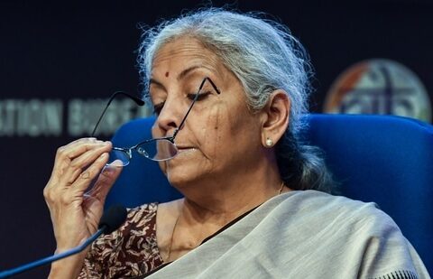 Union Finance Minister Nirmala Sitharaman during a post-Budget press conference.