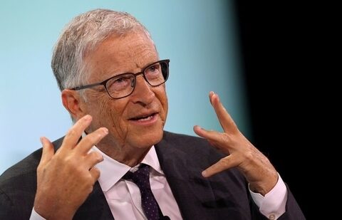 Bill Gates, co-chairman of the Bill and Melinda Gates Foundation, speaks during the 2024 CERAWeek by S&P Global conference in Houston, Texas.(Bloomberg)