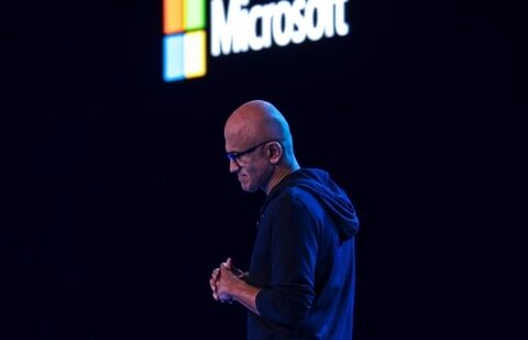 Microsoft CEO Satya Nadella.(AFP)