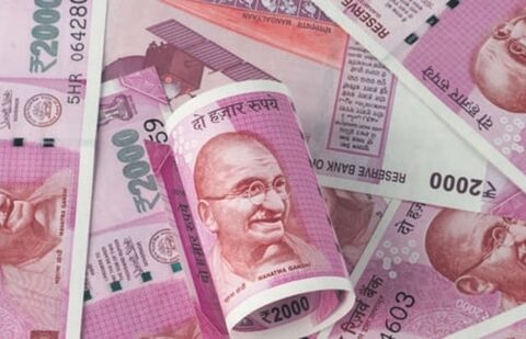 The rupee declined to 83.69 to the dollar. (Getty Images/iStockphoto)