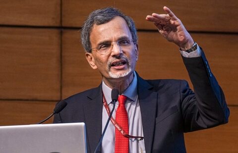 Chief Economic Advisor V Anantha Nageswaran addresses a press conference after tabling of the Economic Survey 2023-24 in Parliament by Union Finance Minister Nirmala Sitharaman, in New Delhi. (PTI)