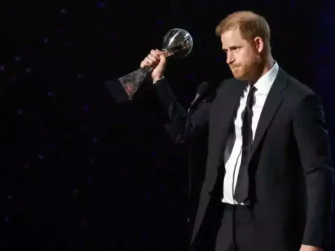 Harry: Prince Harry receives ESPY award amid controversy