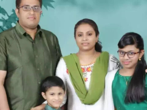 Indian-origin family of four killed in a fire accident in Kuwait