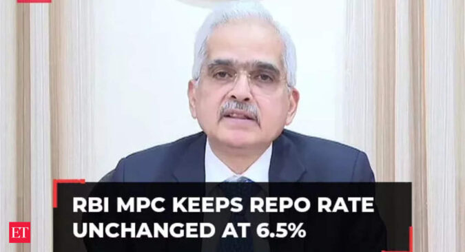 RBI keeps repo rates unchanged at 6.5%, remains focused on withdrawal of accommodation - The Economic Times Video