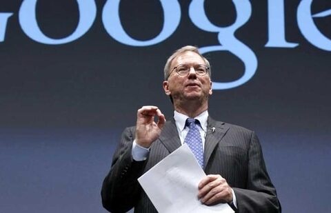 Now former Google Executive Chairman Eric Schmidt speaks at a promotional event for the Nexus 7 tablet in Tokyo. (Reuters/Kim Kyung-Hoon)