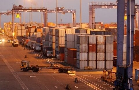 A general view of a container terminal is seen at Mundra Port, one of the ports handled by India's Adani Ports and Special Economic Zone Ltd,(Reuters)