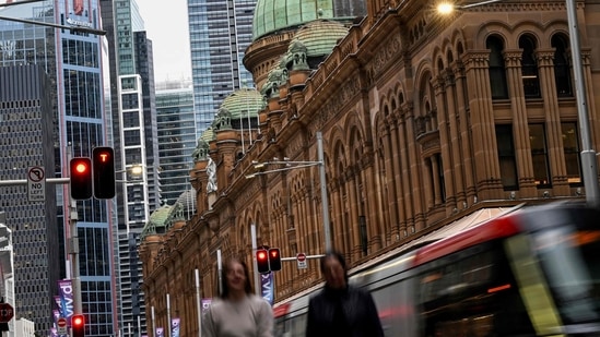 A general view of the George Street in the central business district of Sydney.(AFP)