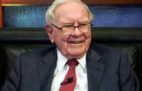 Berkshire Hathaway Chairman and CEO Warren Buffett smiles during an interview.(AP)