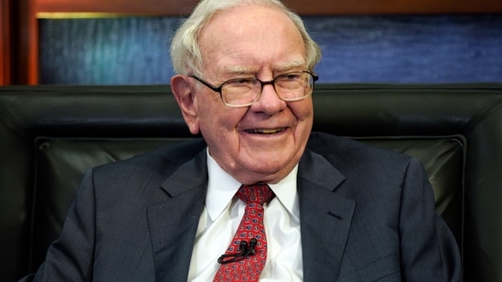 Berkshire Hathaway Chairman and CEO Warren Buffett smiles during an interview.(AP)