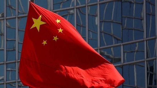 The Chinese national flag is seen in Beijing, China.(Reuters)