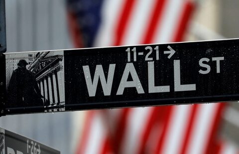 A sign for Wall Street outside the New York Stock Exchange in Manhattan in New York City, New York, U.S, October 26, 2020. (Mike Segar/Reuters)